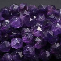 Natural Amethyst Beads polished DIY & faceted purple Sold Per Approx 15 Inch Strand