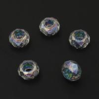 European Crystal perle, Kristal, Rondelle, bez trol & faceted, Kristal, 8-9x14-15mm, Rupa:Približno 6mm, 200računala/Torba, Prodano By Torba