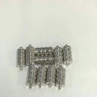 Magnetisk Hæmatit Clasp, Messing, platin farve, nikkel, bly & cadmium fri, 20x8mm, 50pc'er/Lot, Solgt af Lot