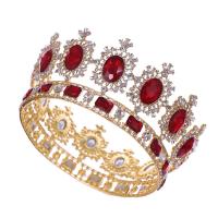 Bridal Tiaras Zinc Alloy plated for woman & with rhinestone nickel lead & cadmium free Sold By PC