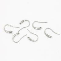 Crochet en acier inoxydable pour boucle d'oreille, Placage, DIY & avec boucle, 18mm,25mmuff0c2.5mm, Trou:Environ 1mm, 50pairescouple/lot, Vendu par lot