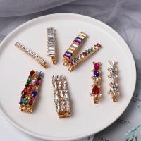 Bek Clips, Zinc Alloy, plated, verschillende stijlen voor de keuze & voor vrouw & met strass, nikkel, lood en cadmium vrij, 3pC's/Lot, Verkocht door Lot