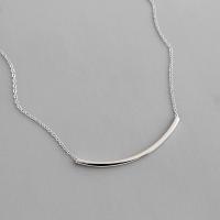 Sterling Zilveren halskettingen, 925 sterling zilver, met 1.96lnch extender keten, geplatineerd, mode sieraden & ovale keten & voor vrouw, 45x2mm, Per verkocht Ca 15.3 inch Strand