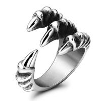 Nerūdijantis plienas Cuff Finger Ring, padengtą, skirtingo dydžio pasirinkimo & žmogui, Originali spalva, Pardavė PC