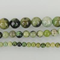 Australia Jade Koralik, Koło, DIY & różnej wielkości do wyboru, otwór:około 1.5mm, sprzedawane na około 16 cal Strand