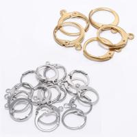 Stainless Steel Huggie Hoop Earring Finding plated DIY Sold By Bag