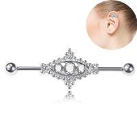 Rustfrit stål Ear Piercing Smykker, Stainless Steel, for kvinde, Solgt af PC