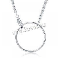 Jewelry Cruach dhosmálta muince, Cruach Tíotáiniam, jewelry faisin & unisex, 44cm, Díolta De réir PC