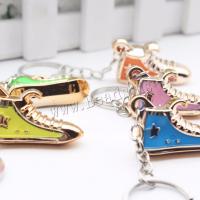 Acryl Key Sluiting, met Zinc Alloy, Schoenen, Cute & mode sieraden & uniseks, Willekeurige kleur, 3.8CMx1CMx1.5CM, 10pC's/Lot, Verkocht door Lot