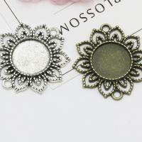 Zinc Alloy Pendant Cabochon Setting fashion jewelry & flat back 100/Lot Sold By Lot