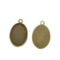 Zinc Alloy Pendant Cabochon Setting fashion jewelry & flat back Sold By Lot