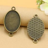 Zinc Alloy Pendant Cabochon Setting fashion jewelry & flat back Sold By Lot