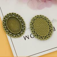 Zinc Alloy Pendant Cabochon Setting fashion jewelry & flat back Sold By Lot