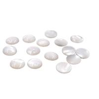 bianco conchiglia cabochon, lucido, formato differente per scelta, 100PC/borsa, Venduto da borsa