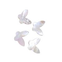 White Shell Cabochon, Butterfly, poleret, forskellig størrelse for valg, 100pc'er/Bag, Solgt af Bag