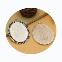 Zinc Alloy vedhæng Cabochon Setting, mode smykker & du kan DIY, 100PC/Lot, Solgt af Lot