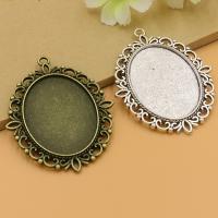 Zinc Alloy Pendant Cabochon Setting fashion jewelry & flat back Sold By Lot