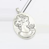 Zinc Alloy Pendant Cabochon Setting fashion jewelry & flat back Sold By Lot