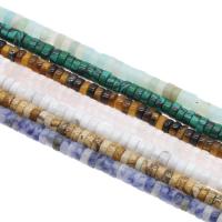 Beads Gemstone misti, pietra preziosa, Cerchio piatto, materiali diversi per la scelta, 4x4x2mm, Foro:Appross. 1mm, Appross. 93PC/filo, Venduto per Appross. 14.9 pollice filo