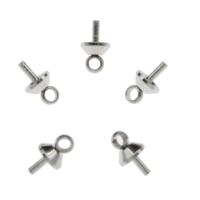 Bail Peg in acciaio inox, formato differente per scelta, colore originale, Foro:Appross. 1,1.5mm, 200PC/borsa, Venduto da borsa