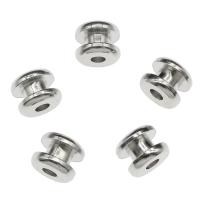 ステンレススチールビーズ, ステンレス, DIY, オリジナルカラー, 9x6.5mm, 穴:約 3mm, 100パソコン/バッグ, 売り手 バッグ