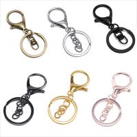 Zinc Alloy Key Lås Setting, med Jern, forgyldt, Bæredygtig, flere farver til valg, nikkel, bly & cadmium fri, 30x70mm, 5pc'er/Bag, Solgt af Bag