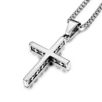 Pendants Tíotáiniam, Cruach Tíotáiniam, Cross, jewelry faisin & unisex, Díolta De réir PC