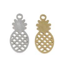 Stainless Steel Pendants Pineapple plated Approx 1mm Sold By Bag