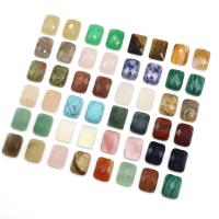 Gemstone Cabochons, Ædelsten, Rektangel, forskellige materialer til valg & facetteret, 16*12mm, 10pc'er/Lot, Solgt af Lot