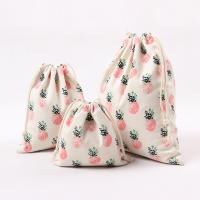 Canvas Drawstring Bag printing Sold By Lot