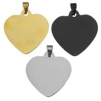 Stainless Steel Heart Pendants plated fashion jewelry Approx Sold By Lot