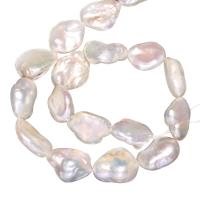 Keishi Kulturan Slatkovodni Pearl perle, prirodan, bijel, 15-22mm, Rupa:Približno 0.8mm, Prodano Per Približno 15 inčni Strand