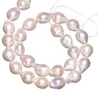 Coirníní Fionnuisce saothraithe Péarla Cnuasta, Pearl Fionnuisce, Prátaí, nádúrtha, bán, 9-10mm, Poll:Thart 0.8mm, Díolta Per Thart 15 Inse Snáithe