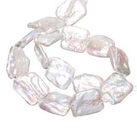 Barokna Kulturan Slatkovodni Pearl perle, prirodan, bijel, 20-25mm, Rupa:Približno 0.8mm, Prodano Per Približno 15 inčni Strand