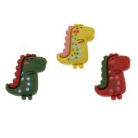 Karikatur Harz Cabochon, Dinosaurier, keine, 21x13x7mm, 500PCs/Tasche, verkauft von Tasche