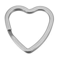 Stainless Steel chiave del catenaccio, acciaio inox, Cuore, colore originale, 31x31x3mm, 200PC/lotto, Venduto da lotto