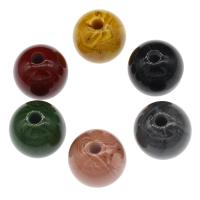 Resin Jewelry Beads Round Sold By Bag