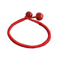 Bracciale in porcellana, with corda in nylon, unisex & regolabile, rosso, Lunghezza Appross. 7.5 pollice, 5Strandstrefolo/lotto, Venduto da lotto