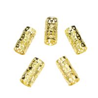 Ijzer Tips, gold plated, DIY, nikkel, lood en cadmium vrij, 15x8mm, 1000pC's/Bag, Verkocht door Bag