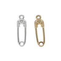 Zinklegering Hangers, Zinc Alloy, Paperclip, plated, meer kleuren voor de keuze, nikkel, lood en cadmium vrij, 30x8x2mm, Gat:Ca 1.5mm, Ca 100pC's/Bag, Verkocht door Bag