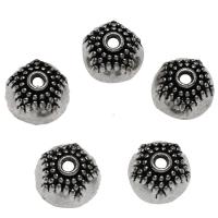 Zink Alloy Bead Cap, antik silver pläterad, nickel, bly och kadmium gratis, 10.50x10.50x6mm, Hål:Ca 1mm, Ca 100PC/Bag, Säljs av Bag