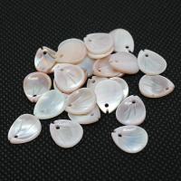 Natural White Shell Riipukset, Valkoinen kuori, muoti korut & tee-se-itse, enemmän värejä valinta, 12*10mm, 10PC/laukku, Myymät laukku