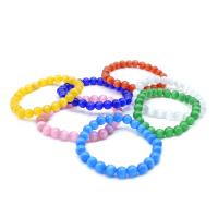 Pulseras de ojos de gatos, Ojo de gato, Esférico, Joyería & unisexo & diverso tamaño para la opción, más colores para la opción, Vendido para aproximado 7.5 Inch Sarta