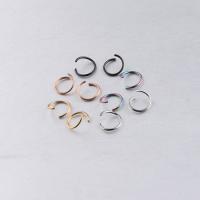 Rustfrit stål Open Ring, Stainless Steel, du kan DIY, flere farver til valg, 1x10mm, 100pc'er/Bag, Solgt af Bag