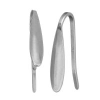 Stainless Steel Hook slangetje, 304 roestvrij staal, gepolijst, DIY & met lus, oorspronkelijke kleur, 3x18x11mm,1mm, Gat:Ca 2.5mm, 200pC's/Bag, Verkocht door Bag