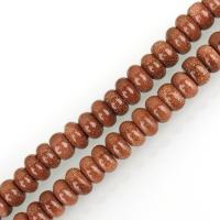 Goldstone Gyöngyök, divat ékszerek & DIY & különböző méretű a választás, Lyuk:Kb 1mm, Naponta eladott Kb 15 inch Strand