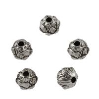 Zink Legierung Perlen Schmuck, Zinklegierung, antik silberfarben plattiert, DIY, 8.2x9.2mm, Bohrung:ca. 2.3mm, ca. 55PCs/Tasche, verkauft von Tasche