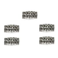 Zinklegering European Beads, Zinc Alloy, antiek zilver plated, DIY, 11.6x6mm, Gat:Ca 3.6mm, Ca 83pC's/Bag, Verkocht door Bag