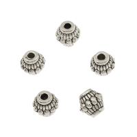 Zink Alloy Smycken Pärlor, antik silver pläterad, DIY, 6.8x7.1mm, Hål:Ca 2mm, Ca 100PC/Bag, Säljs av Bag