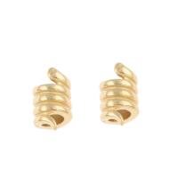 Edelstahl European Perlen, 316 L Edelstahl, goldfarben plattiert, Modeschmuck & DIY, 14x8mm, 5PCs/Tasche, verkauft von Tasche